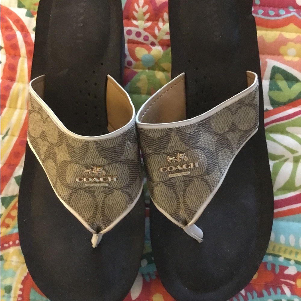 Coach Wedge Flip Flop